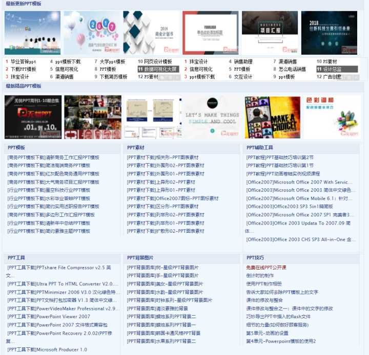 哪里有免费PPT模板下载?