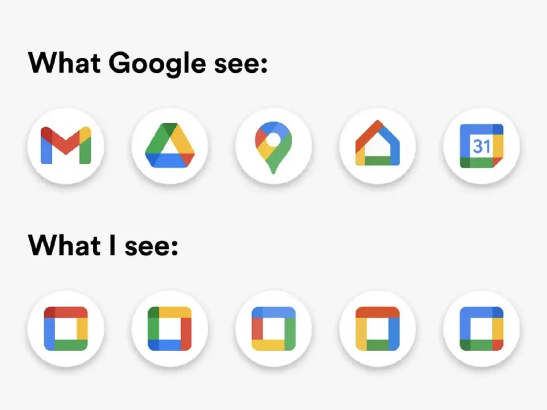 Google Workspace 图标系统:解析设计一致性的平衡之道