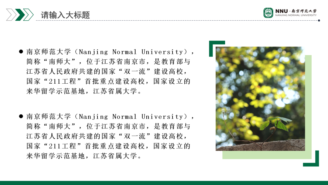 好看又实用!南师专属PPT模板上新啦!